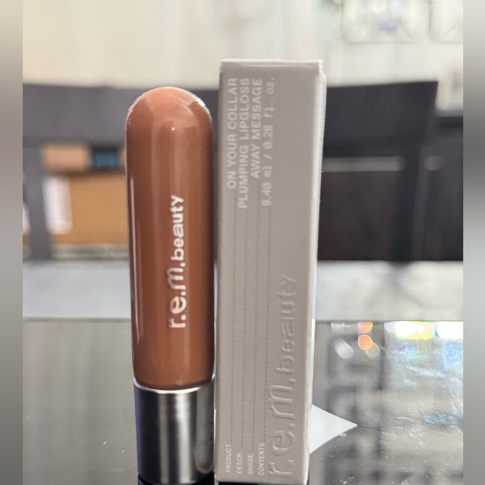 REM Beauty On Your Collar Plumping Lip Gloss in Away Message